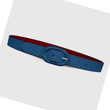 Ceintures Ecco Formal Covered Homme Bleu | FR 803HAP